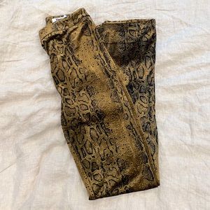 TIGER MIST BROWN SNAKE SKIN BOTTOMS